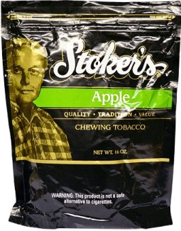 Stokers Apple Chewing Tobacco made in USA, 2 x 450 g, 900 g total. Free shipping!